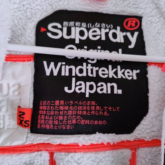 Superdry Rare! Coat Original Windtrekker Japan Sherpa Interior - Picture 6 of 7